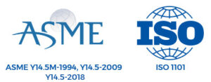 ASME Y14.5M-1994 Y14.5-2009 ISO 1101